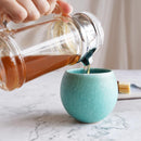 【カップ】2点セット (ターコイズブルー、藍マット) | 大谷焼 | OTANIYAKI tamura 1784