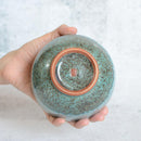 【大谷焼】梅里窯 令和茶碗 (白唐津, 碧緑唐津)