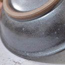 【大谷焼】森陶器 盛鉢 鉄色 (縁赤)