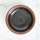 【大谷焼】森陶器 盛鉢 黒 (縁朱)
