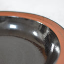 【大谷焼】森陶器 盛鉢 黒 (縁朱)