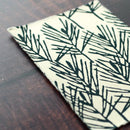 【はがき】松 濃い草 無地 (3枚)｜唐紙