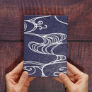 【御朱印帳】水 藍地｜唐紙