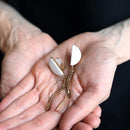 【イヤリング】半月 | 有田焼 | 6.kiln