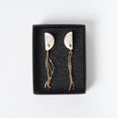 【イヤリング】半月 | 有田焼 | 6.kiln