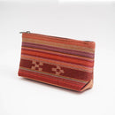 【カジュアルポーチ】こっかーら (赤) | 八重山みんさー織り |あざみ屋