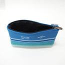 【カジュアルポーチ】ニライカナイ (青) | 八重山みんさー織り |あざみ屋