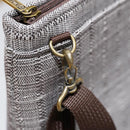 【トラベルショルダー】綾羽 (グレー茶) | 八重山みんさー織り |あざみ屋