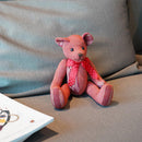 【テディベア】 こっかーら (赤) | 八重山みんさー織り |あざみ屋