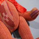 【テディベア】 こっかーら (赤) | 八重山みんさー織り |あざみ屋