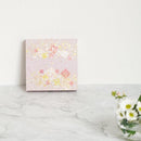 【アートパネル】春 桜小紋・箔 (S) | 金銀砂子細工 | 逸品集（菊池襖紙工場）