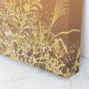 【アートパネル】秋 秋草・茶 (S) | 金銀砂子細工 | 逸品集（菊池襖紙工場）