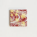 【アートパネル】秋 竜田川・辰砂 (S) | 金銀砂子細工 | 逸品集（菊池襖紙工場）