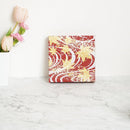 【アートパネル】秋 竜田川・辰砂 (S) | 金銀砂子細工 | 逸品集（菊池襖紙工場）