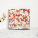 【アートパネル】秋 竜田川・辰砂 (L) | 金銀砂子細工 | 逸品集（菊池襖紙工場）