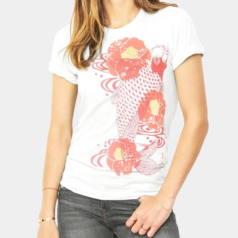 【Tシャツ】花椿 | シルクスクリーンプリント
