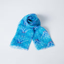 【ストール】リネン160X35 青海レンガ (藍) | 京友禅 | 禾口木丙