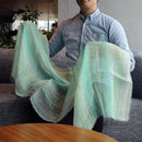 【ストール】リネン190x52 ストライプ (涼) | 京友禅 | 禾口木丙