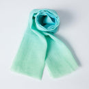 【ストール】リネン190x52 ミックスぼかし (ラムネ) | 京友禅 | 禾口木丙