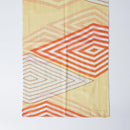 【ストール】コットン 入子菱 (朱) | 京友禅 | 禾口木丙