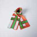 【ストール】コットン 大格子 (赤緑) | 京友禅 | 禾口木丙