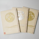 【貴宝録帳】ノート 満月 (白) | 唐紙 | 景美風月