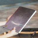 【貴宝録帳】ノート 三ヶ月 (紫) | 唐紙 | 景美風月