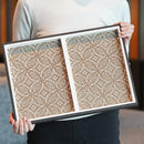 【アートパネル】三ヶ月 (黒) A3 | 唐紙 | 景美風月