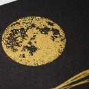 【アートパネル】満月 (黒) A3 | 唐紙 | 景美風月