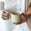 【マグカップ2個セット】Mat  (角) 青 & 白 | 京焼・清水焼 | fuuu