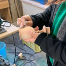 【棚】組子シェルフ M (片側が組子色付き) | 木工 | 木の幸 (大型配送料2,500円)