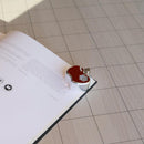 【ペン立て】赤いリンゴ Chamelety | 金属加工 | 速水製作所