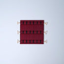 【マットセット】コースター4枚  (レッド) & ランチョンマット (ブラック) 2枚 | 畳 | 畳屋辰蔵 杉本畳店