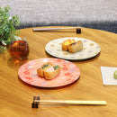 【皿2枚セット】丸皿 22cm 梅 & 菊 | 西陣織 | 江村商店