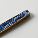 【扇子】雪花絞り 女性用  (紺) | 黒谷和紙・京扇子 | 黒谷和紙協同組合