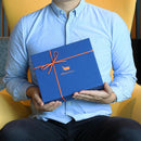 【タオル4枚セット】フェイスタオル×2 (カシス・ブリティッシュショートヘア) / チーフタオル×2 (ネイビー・ゴールド) | オーガニックタオル | ヒポポタマス