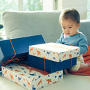 【ベビーギフトセット】ループ付きタオル×1 (ゴールド) / ベルトカバー×1 (ゴールド) | オーガニックタオル | ヒポポタマス