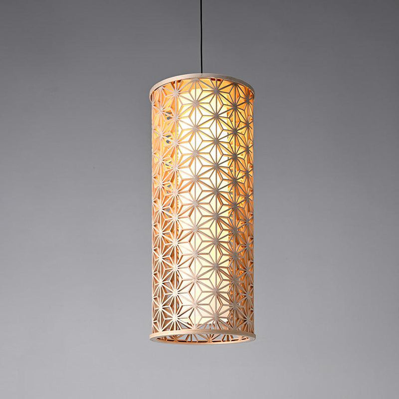 【ペンダントライト・照明】KUMIKO Pendant Light 02 麻の葉 | 京指物 | 村山木工 (大型配送料2,500円)