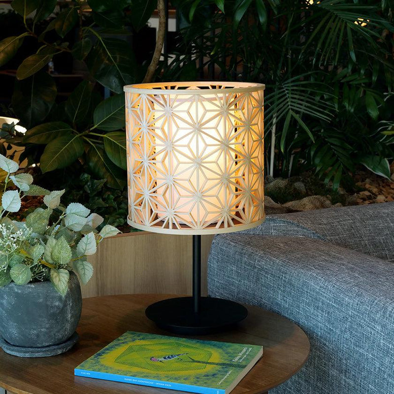 【スタンドライト・照明】KUMIKO Stand Light 01 麻の葉 | 京指物 | 村山木工 (大型配送料2,500円)