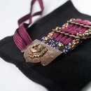 【お守り】錺小鎧® Mini 金古美色 紫糸縅 | 美術甲冑| Kyoto Armor