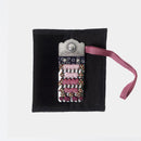 【お守り】錺小鎧® Mini 銀古美色 紫裾濃縅 | 美術甲冑| Kyoto Armor