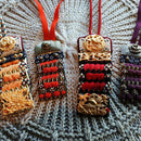 【お守り】錺小鎧® Mini 銅古美色 赤糸縅 | 美術甲冑| Kyoto Armor