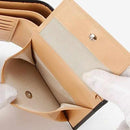 【財布】二折 小銭入有 (硯) | 松阪牛革 | バンビ