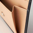 【財布】二折 小銭入有 (藍) | 松阪牛革 | バンビ