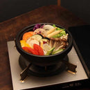 【炭鍋 IH対応】楽ごころ 小 直火・IH両用 日本製 遠赤外線効果で旨味凝縮