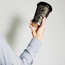 【モバイルタンブラー】thermo mug × 土直漆器 うるし波千鳥 (レッド) | 越前漆器 | 匠市