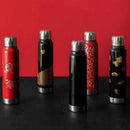 【アンブレラボトル】thermo mug × 土直漆器 うるし鳥獣戯画 (ブラック) | 越前漆器 | 匠市