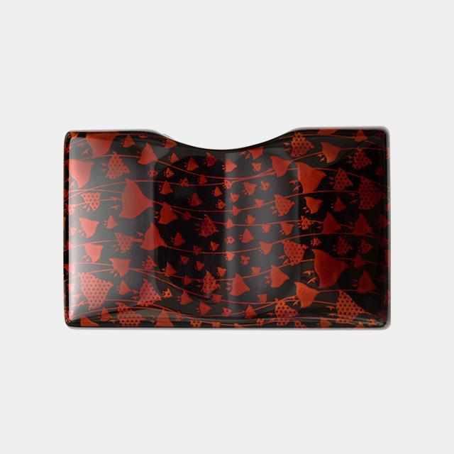 【カードケース】土直漆器 うるしの名刺入れ VYAC CARD CASE 波千鳥 | 越前漆器 | 匠市
