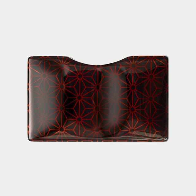【カードケース】土直漆器 うるしの名刺入れ VYAC CARD CASE 麻の葉 | 越前漆器 | 匠市
