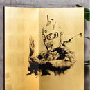 【屏風】ウルトラセブン 松竹梅 (縁なし) | 本装屏風 - 水墨画 (大型配送料2,500円)